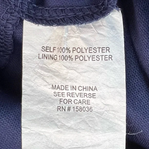 Birdy Grey Grace Convertible Dress, Chiffon Navy Bridesmaid Dress, Size Medium - Picture 9 of 9